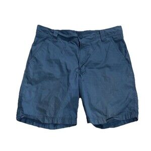 Columbia Shorts Mens Size 32x8 Blue Outdoor Casual Relaxed Fit Zip Up Button